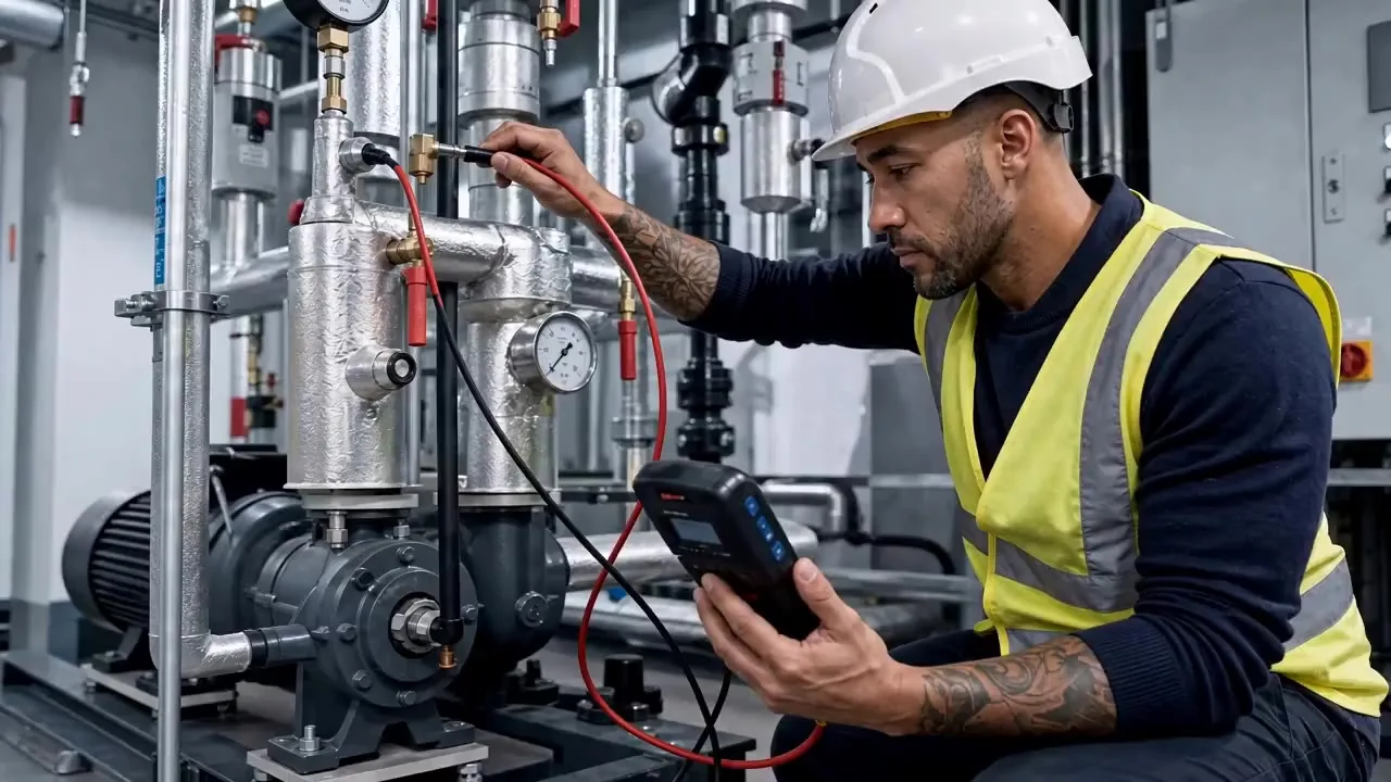 Illustrative inspection of existing mechanical services