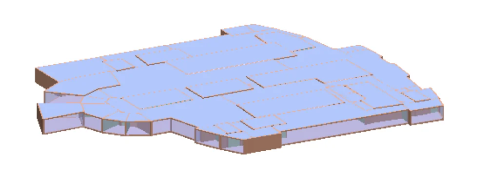 Hevacomp model excerpt from a London office mechanical contractor design proposal